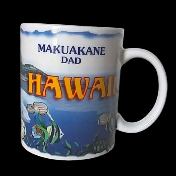 Hawaii Coffee Mug For Dad Translated Makuakane in Hawaiian - Picture 1 of 6